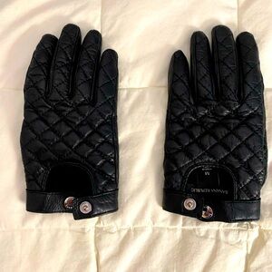 Like New Banana Republic Wool-Lined Genuine Leather Gloves